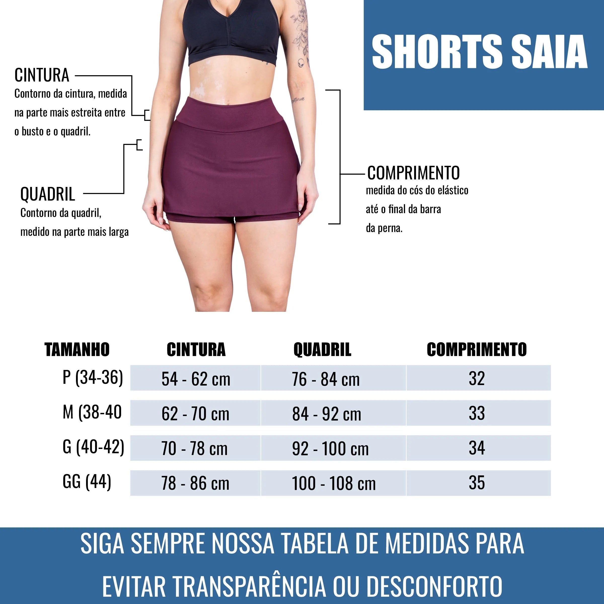 Shorts Saia Academia