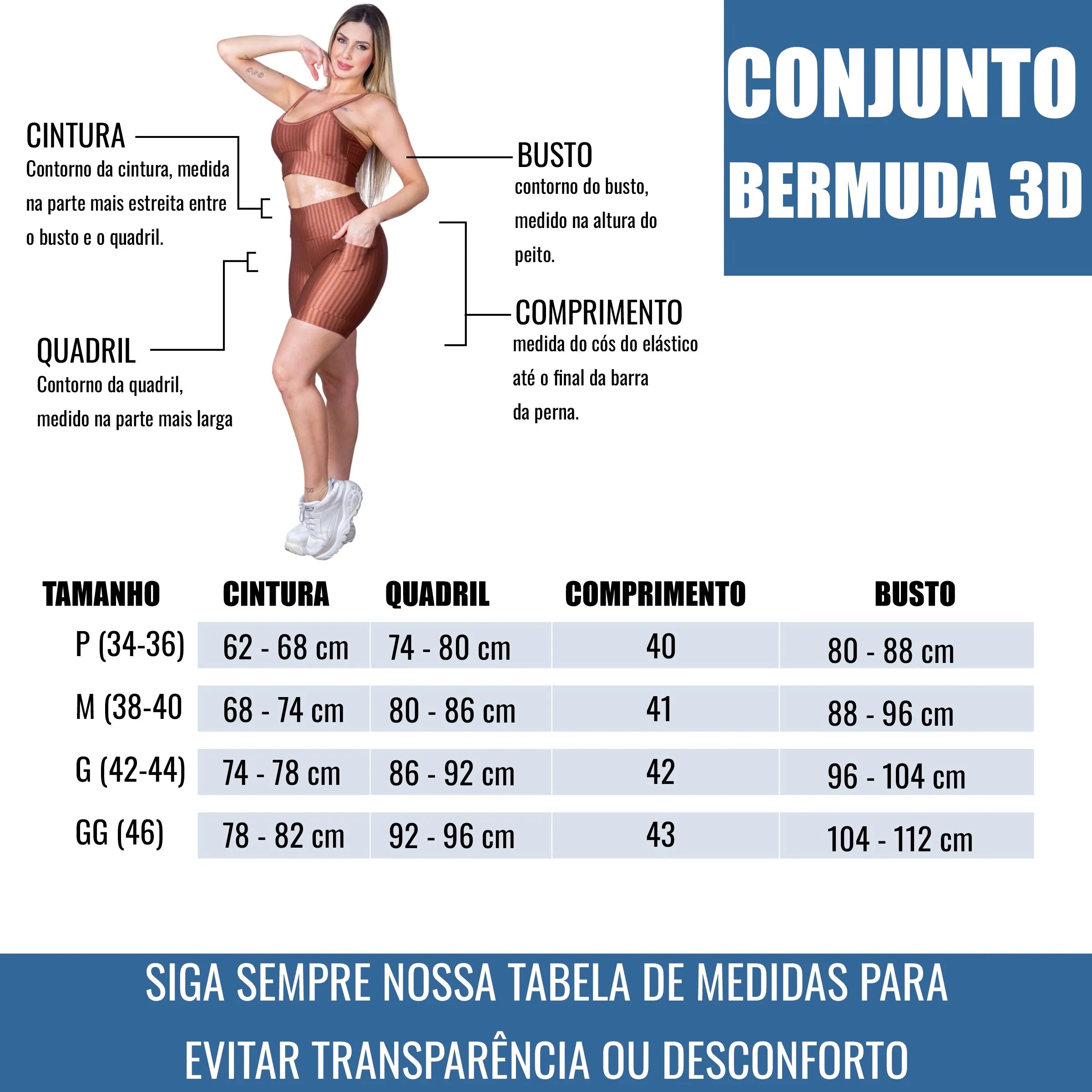 Conjunto Fitness Top 3D Alcinha + Shorts com Bolso