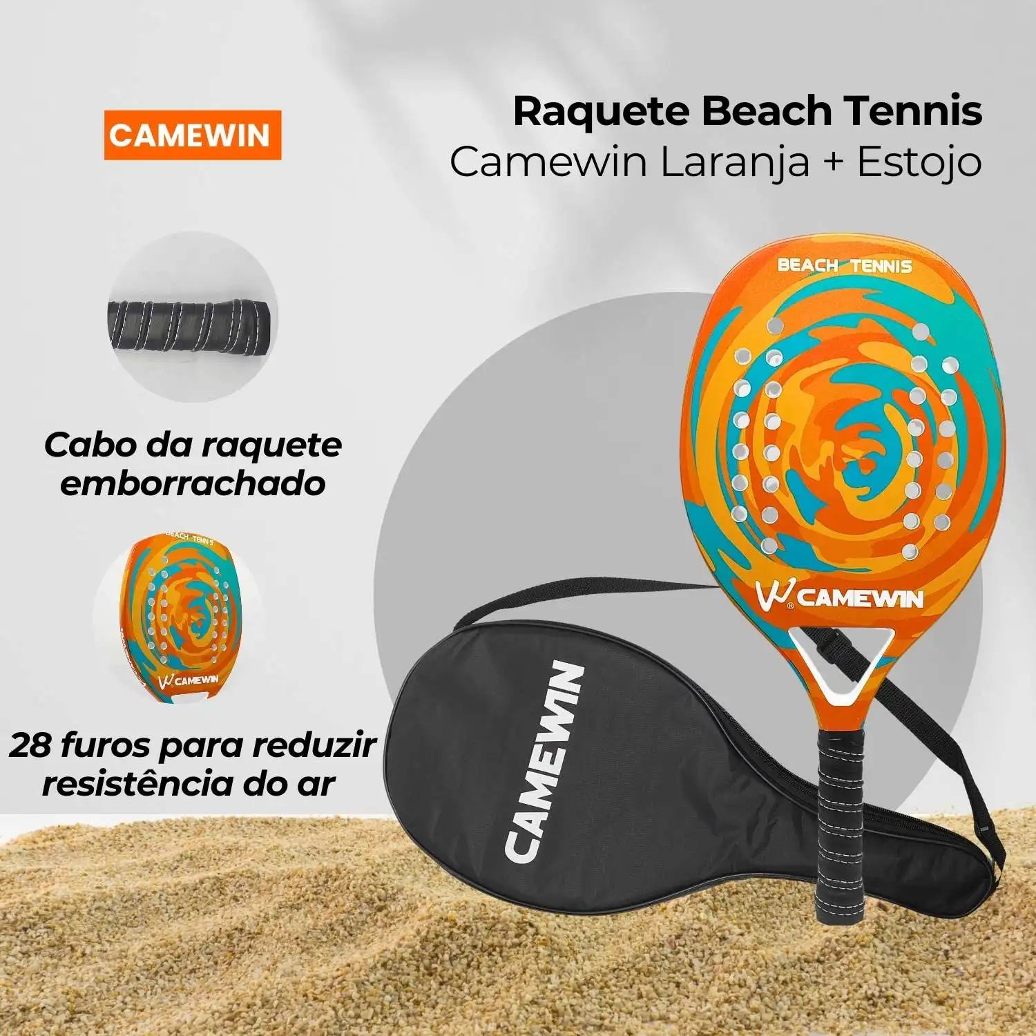 Raquete Beach Tennis Camewin