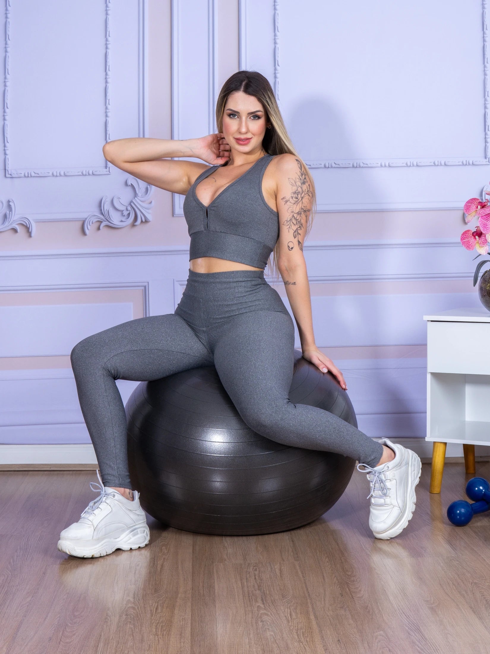 Conjunto Legging Suplex + Top Nadador