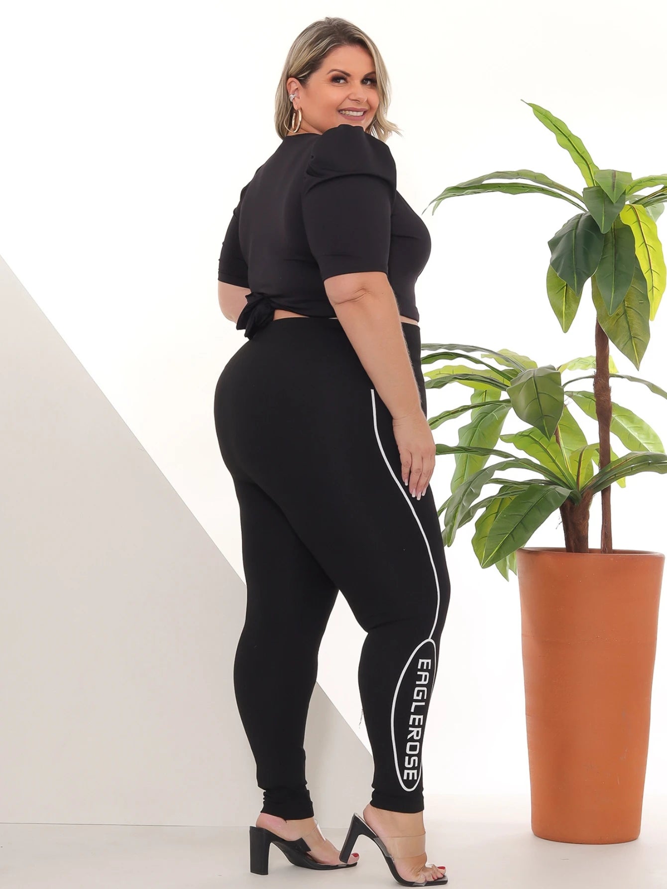 Calça Legging Plus Size Levanta Bumbum