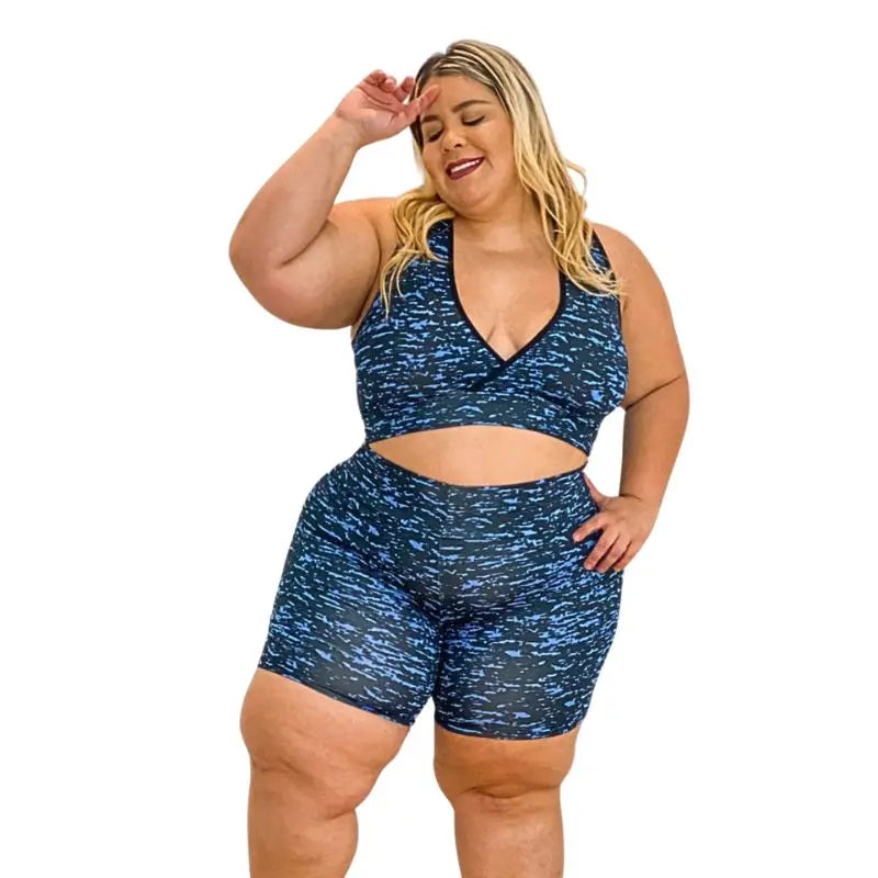 conjunto Plus Size estampado