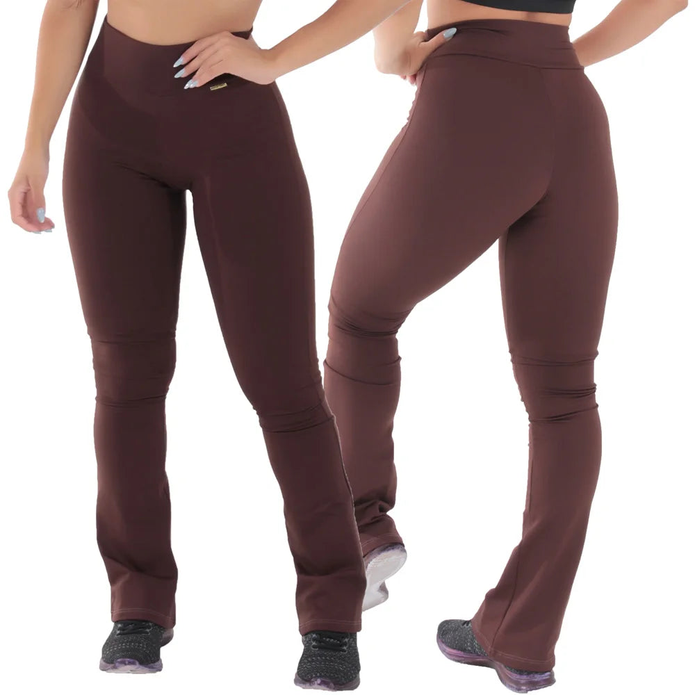KIT Compre 2 leve 3 LEGGINGS TÉRMICA PELUCIADA FLARE BAILARINA