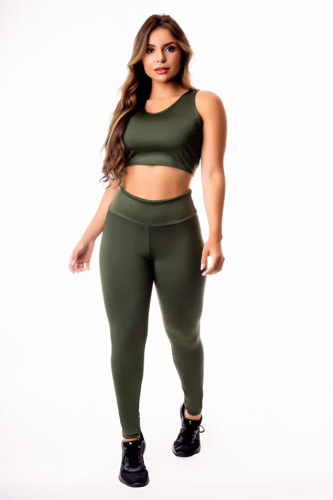 Conjunto verde militar ref. Csv23