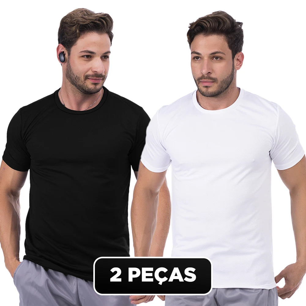 Kit 2 Camisetas Dry Fit Masculina