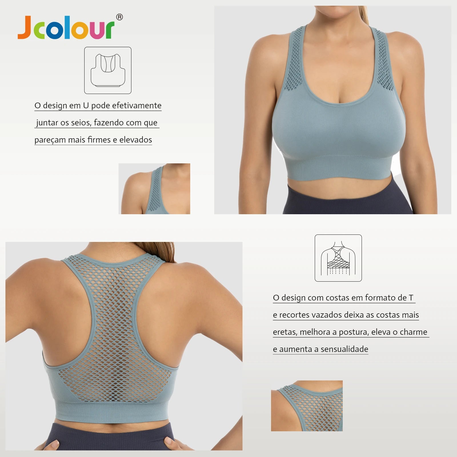 Conjunto de Top e Shorts Esportivo , Respirável e secagem rápida