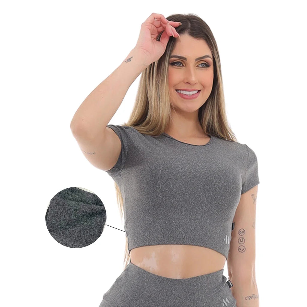 Cropped Felpado para Treino