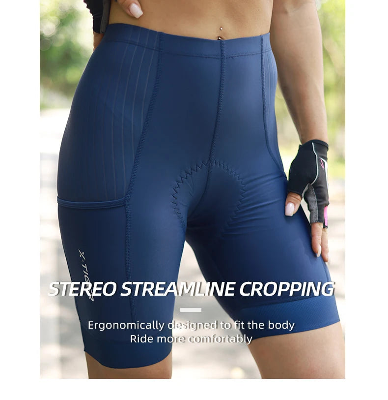 Bermuda ciclismo com bolso.