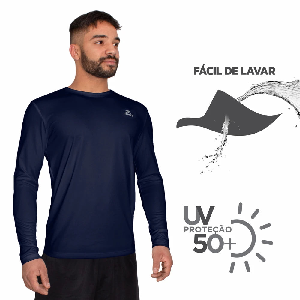 Camisa Dry  - Proteção UV50 - Manga Longa