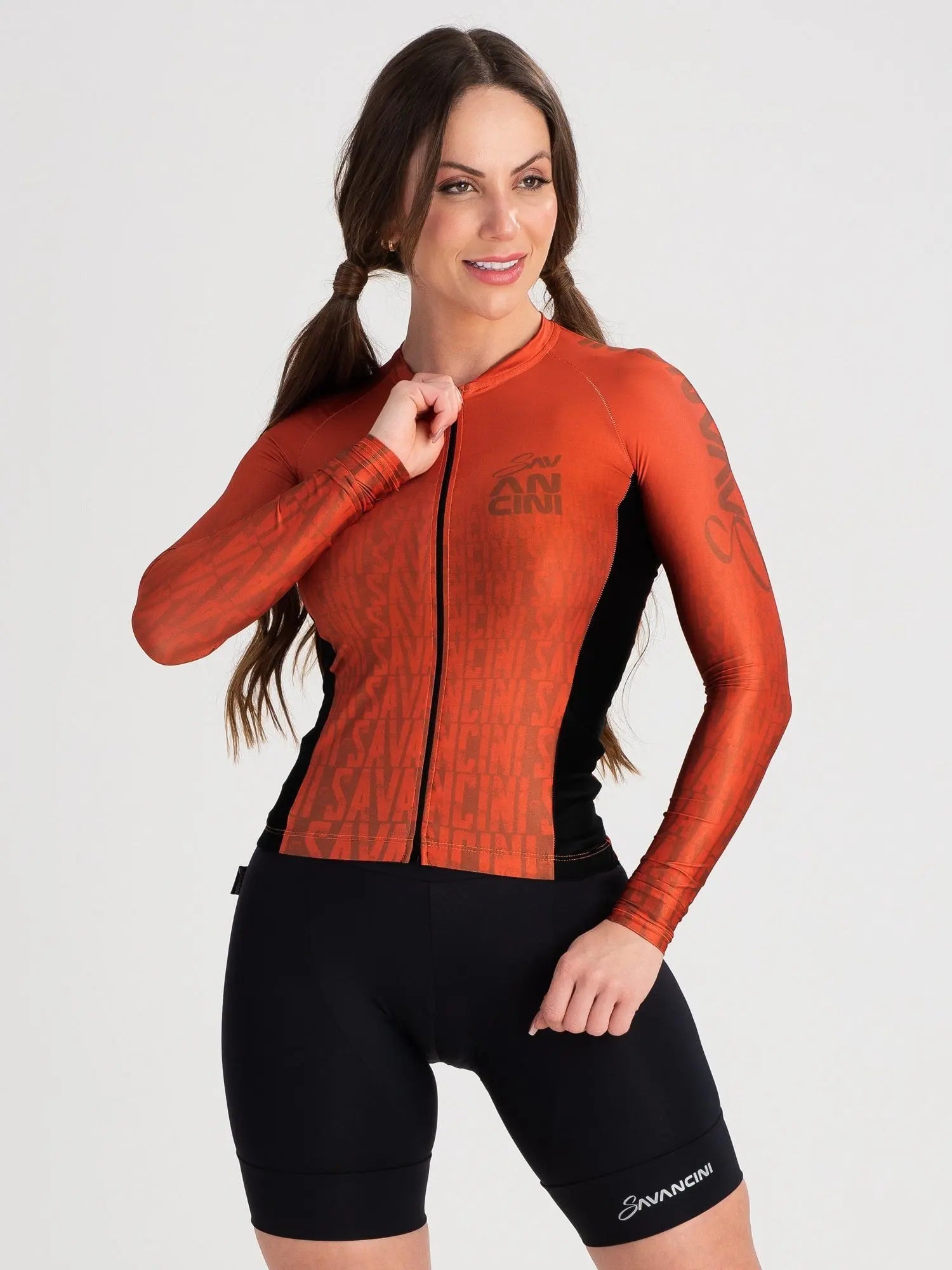 Camisa de Ciclismo Feminina com Manga Longa