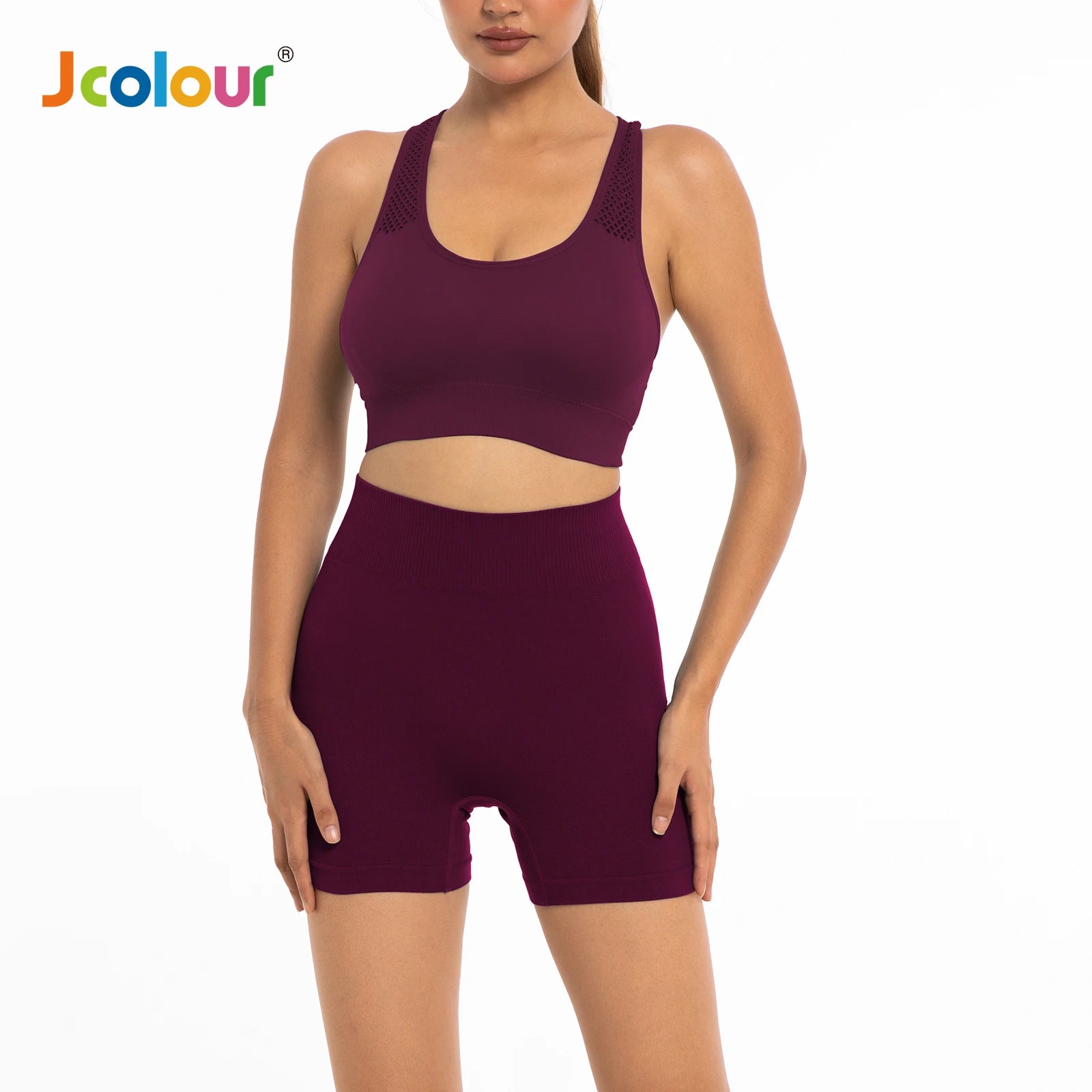 Conjunto de Top e Shorts Esportivo , Respirável e secagem rápida