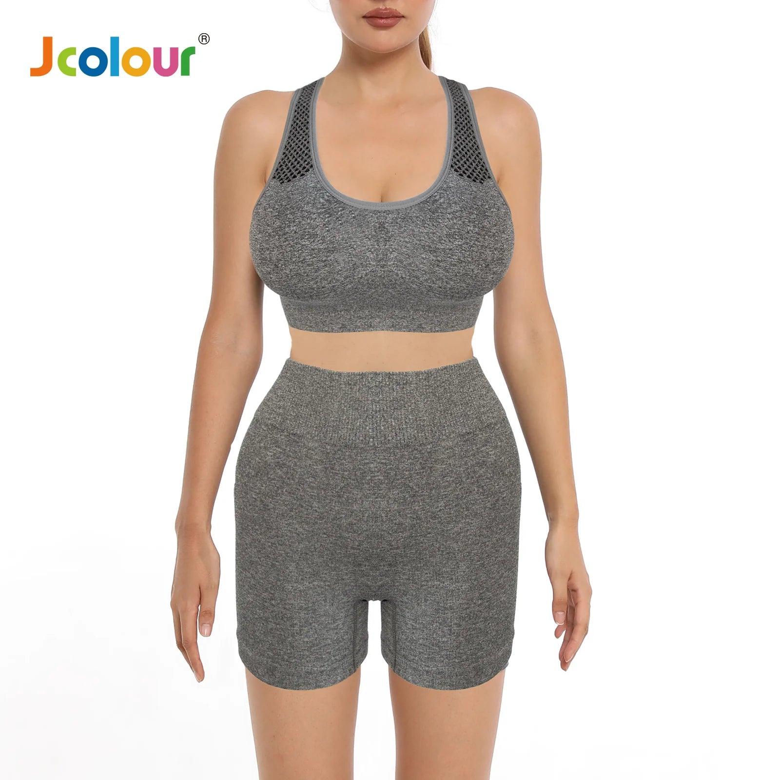 Conjunto de Top e Shorts Esportivo , Respirável e secagem rápida