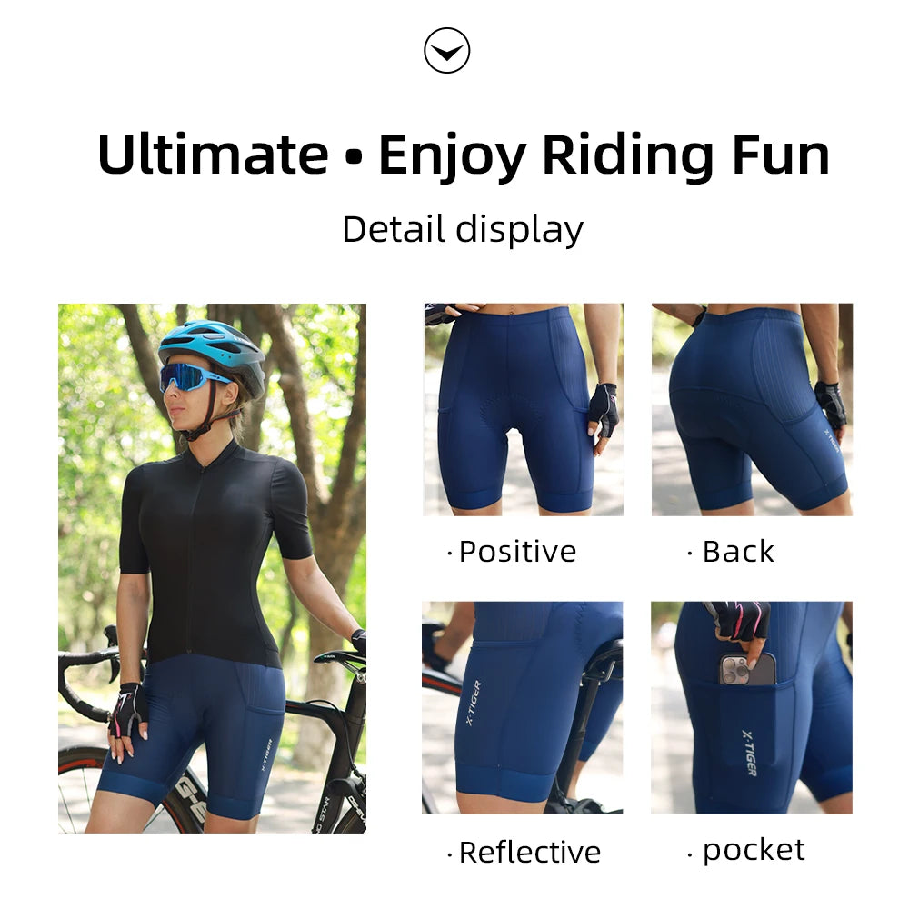 Bermuda ciclismo com bolso.