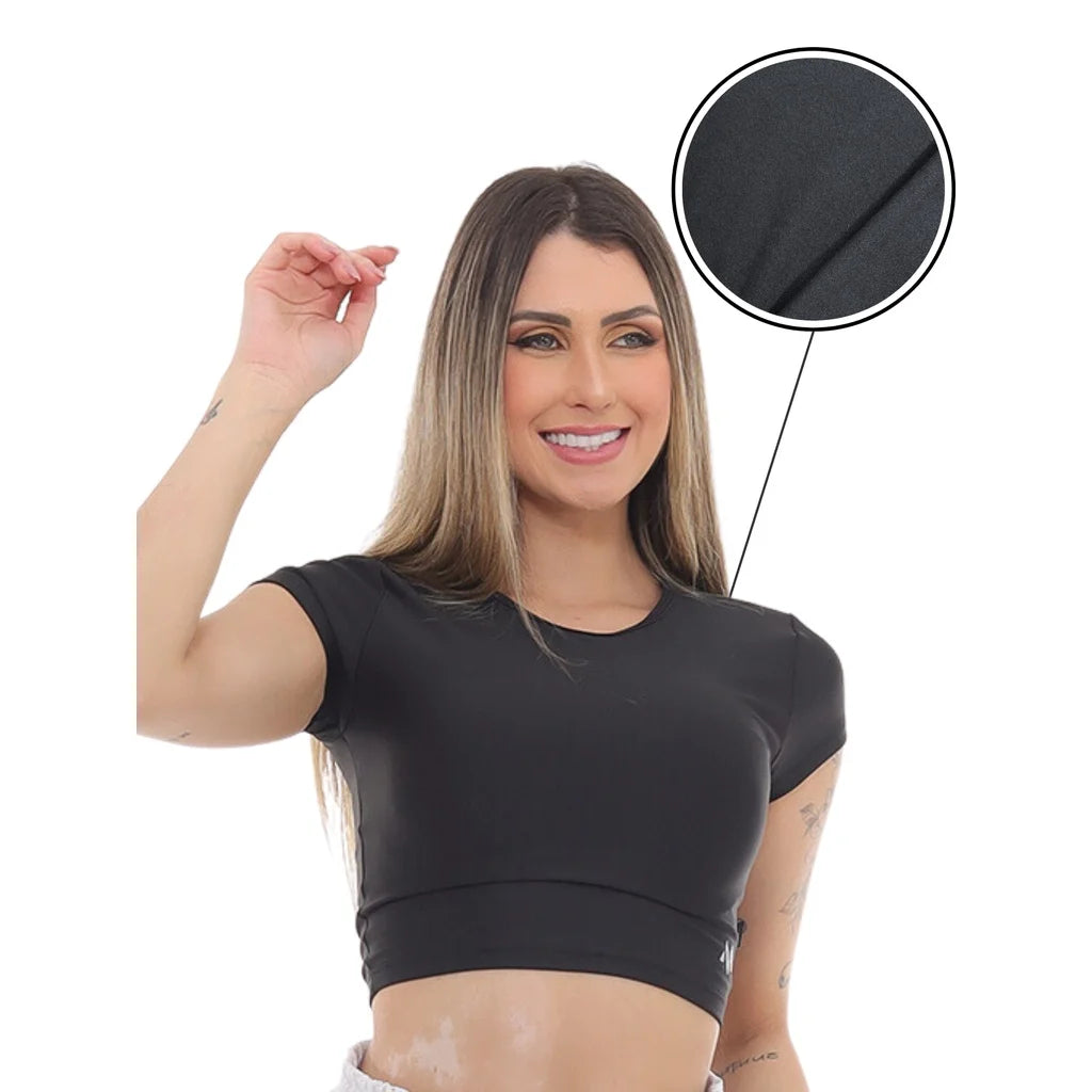 Cropped Felpado para Treino