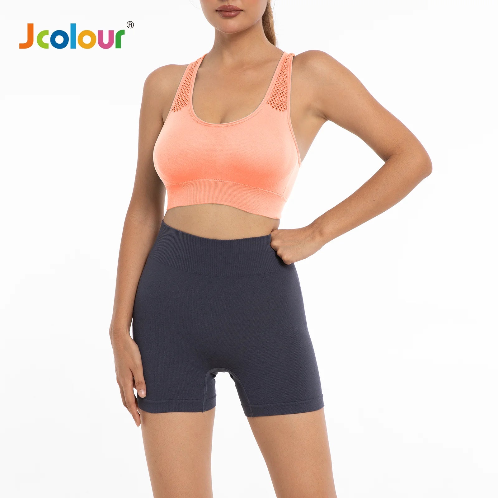 Conjunto de Top e Shorts Esportivo , Respirável e secagem rápida