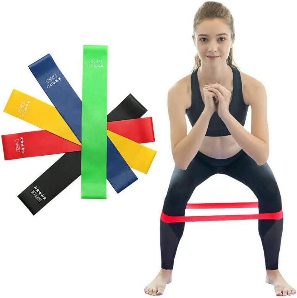 Kit 5 Faixas Elásticas Para Exercícios Multifuncional