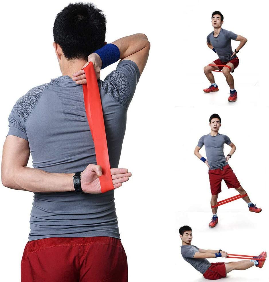 Kit 5 Faixas Elásticas Para Exercícios Multifuncional