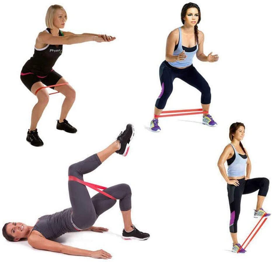 Kit 5 Faixas Elásticas Para Exercícios Multifuncional