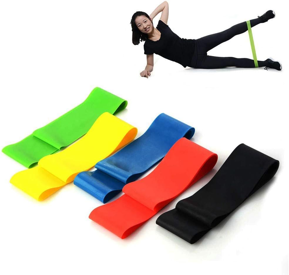 Kit 5 Faixas Elásticas Para Exercícios Multifuncional