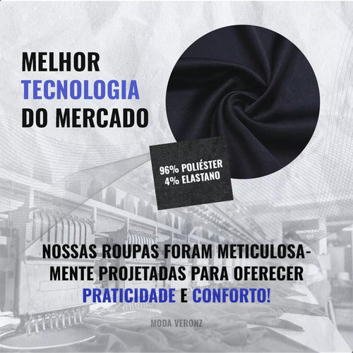Camiseta Térmica Masculina Manga Longa Tecido Gelado Uv 50+